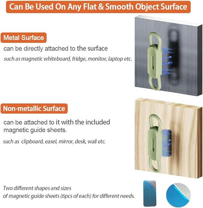 12 Pack Magnetic Pencil Holder Silicone Magnetic Pen Holder for Refrigerator, Magnetic Dry Erase Marker Holder for Whiteboard, Desk, Clipboard, Locker Accessories (4green+4pink+4red)