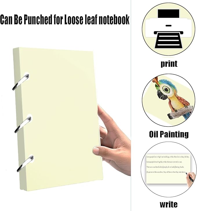 50 Pack 4x6 Ivory Color Cardstock Paper Blank Thick Heavyweight 92lb Cream Card Stock for Making Index Cards, Invitations cards, Postcards