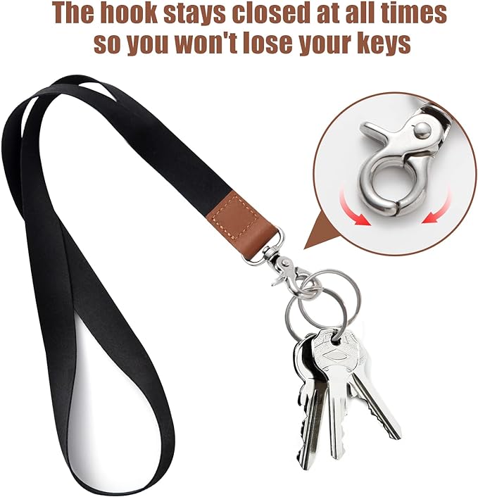 XCHIN Lanyards for Keys, Keychain Long Lanyard for Women Men, Cute Neck Lanyard for ID Badges Wallet