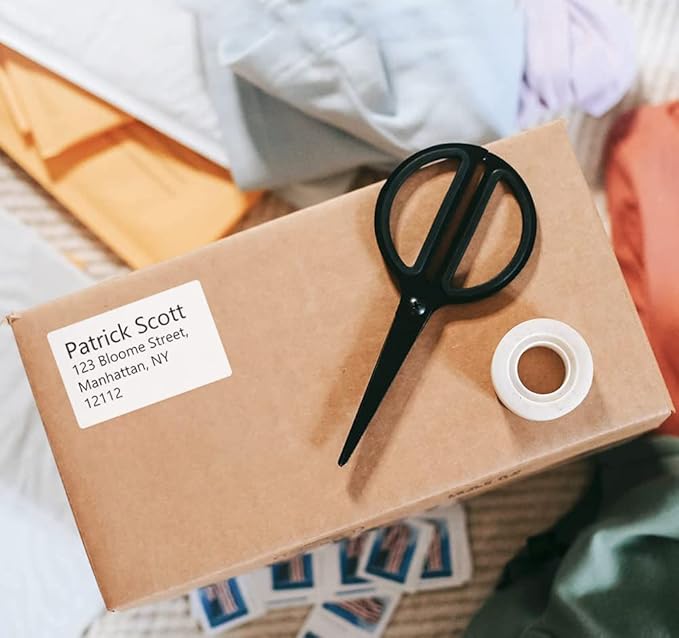 [3x230 pcs] Phomemo Original Labels for M110 M100 M220 M221 M120 M200, 1.97'' x 1.18''(50x30mm), 3 Rolls, 230 Labels/Roll, Square, White, All-Purpose Self-Adhesive Thermal, for Barcode, Name, Address