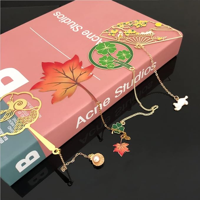 Bookmarks for Book Lovers Book Marks for Reading Women Birthday Graduation Christmas Gifts for Her Cute Metal Bookmark Book Markers Stocking Stuffers for Teens (Snails)
