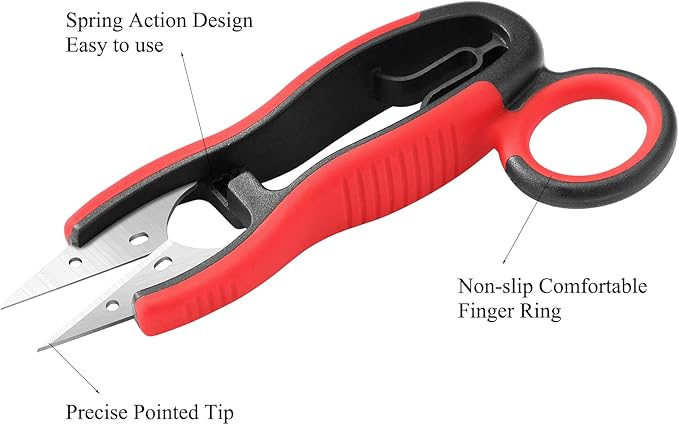 LIVINGO Professional Sewing Scissors Set: 8.5” Heavy Duty Sharp Titanium Coated Forged Stainless Steel Fabric Scissors, 4.5” Small Detail Embroidery Scissors, 5” Thread Snips, Comfort Grip, 3 Pack