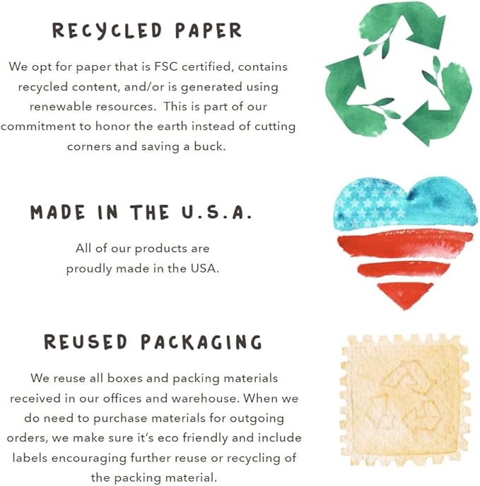 Advice from Nature 3 Bookmark Farm Set, Laminated with Glossy Finish, Printed on Recycled Paper - Barn, Horse, Dog (AMBM-Farm)