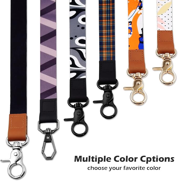Lanyard, Long Neck Lanyard Key Lanyard, Sturdy Durable Id Badge Lanyard for Women & Men, Cute Cool Lanyard Strap for Car Keys, Card Holder, Whistle, Keychain, Wallet