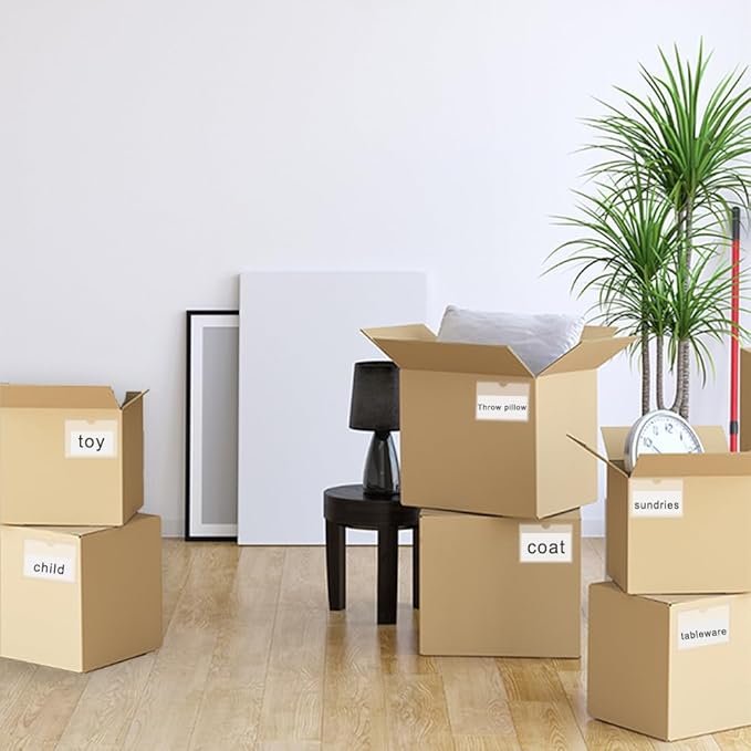 60 Pack Clear Self Adhesive Label Pockets, 4 x1 Inch Label Holders Index Card Pockets Card Holder Shelf Label Holder for Organizing