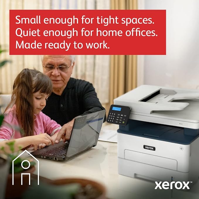 Xerox B225DNI All-In-One Printer, Laser, B&W, Wireless, ADF, Letter, Print, Scan, Copy, Energy Star Certified, Up to 36PPM