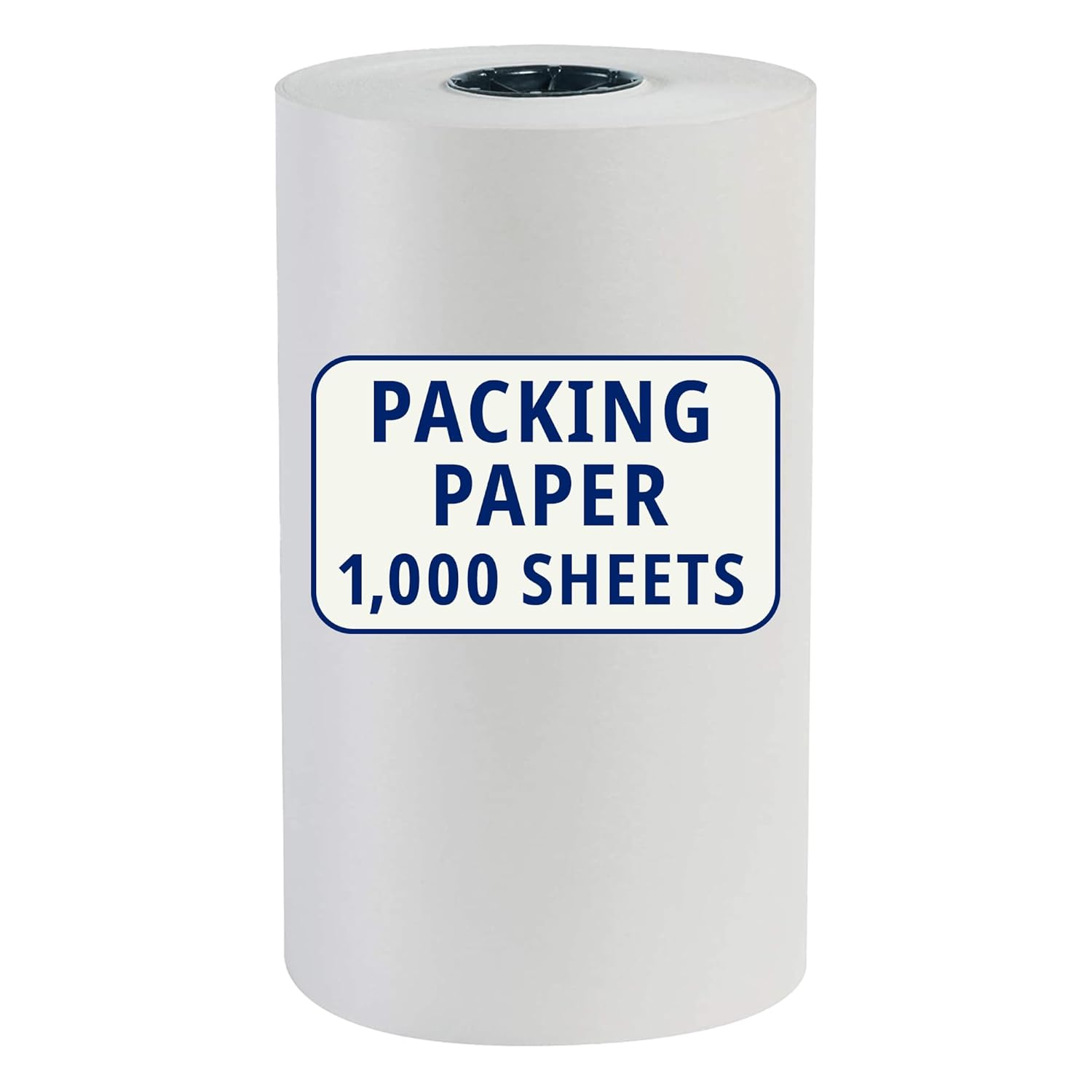 BOX USA Packing Paper Roll 1440'L x 15"W - 1,000 Sheets 17” Long Equivalent - Large White Newsprint for Shipping, Packaging, Storage and Moving Supplies