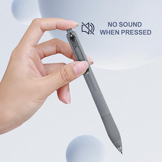 Linbsunne Gel Pens Black Ink Pens for Office 0.5mm Fine Point Pens Smooth Writing Retractable Work Pen (18-count)