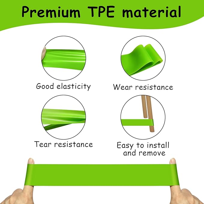 20 Pack Chair Bands for Kids with Fidgety Feet, ADHD Tools for Kids, ROOKEA Sensory Room Must Haves for ADHD Kids Fidget Chair Bands Autism Classroom Must Haves ADHD Tools for Classroom Home Chairs