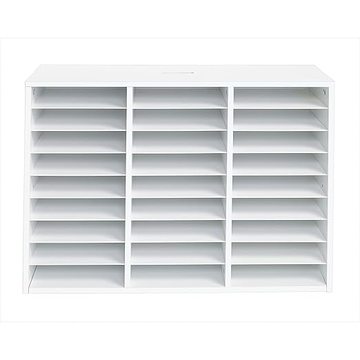 Really Good Stuff Mail Center - 1 Classroom Literature Organizer with 27 Slots – Keep Your Classroom, Office, or Home Office Organized, Durable, Easy Assembly