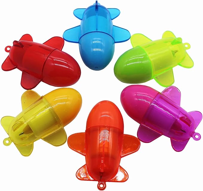 30pcs Mini Plane Ballpoint Pen Cute Cartoon Retractable Ball Pen for Kids (Random Color)