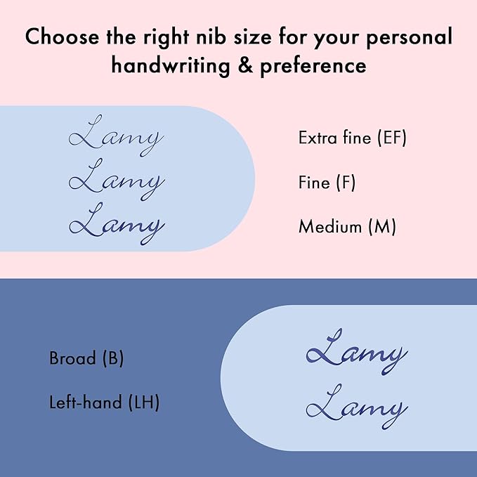 LAMY safari lightrose - Fountain Pen with ergonomic grip & polished steel nib in size F - ideal for any Writing & Calligraphy - including LAMY T 10 blue cartridge - Right-Handed