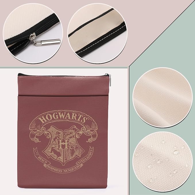 Magic Stuff Magic House Book Sleeve Book Cover Book Lovers Gifts Book Club Gifts Wizard Book Protector Book Gifts for Readers Women Her Magic Movie Fans Bibliophile Mom Graduation Birthday Gifts