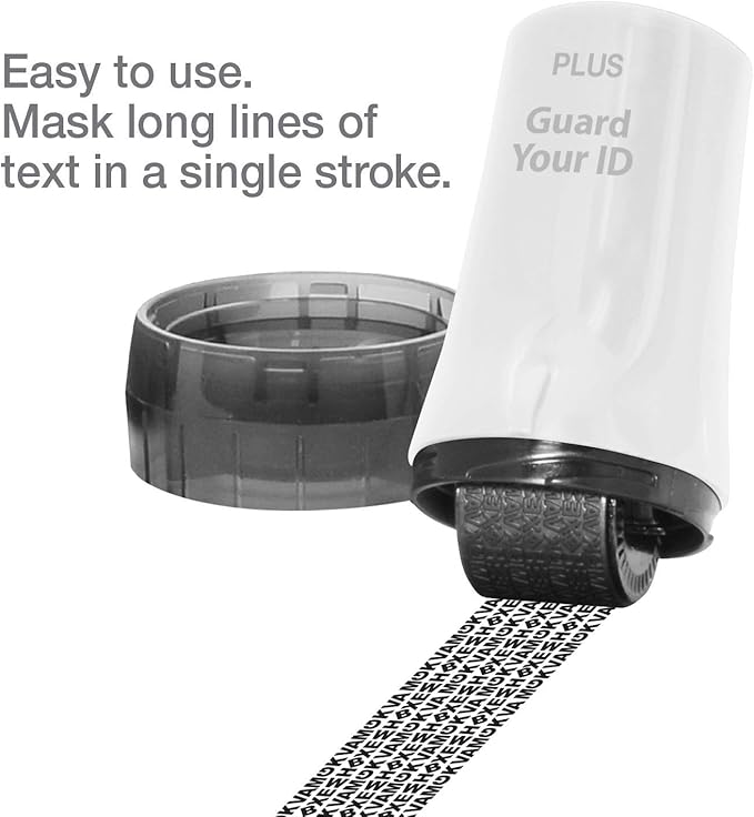 Guard Your ID Advanced Security Roller 2.0 for Identity Theft Prevention Stamping White