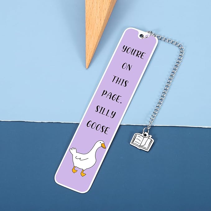 Cute Bookmarks for Book Lovers Bookish Funny Gifts for Women Metal Bookmark for Bookworm Bookmate Book Reading Accessories for Book Club Back to School Retirement Birthday Christmas Gifts