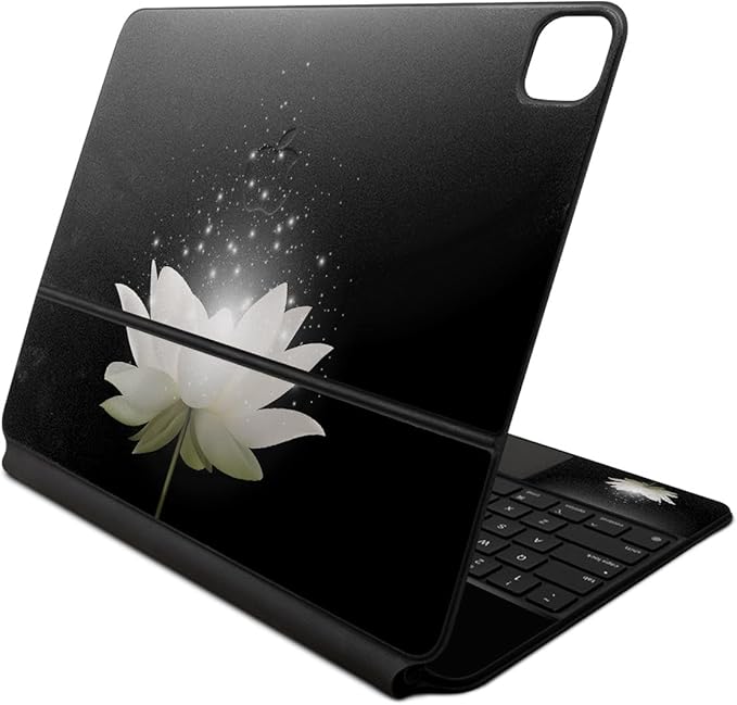 Skin Compatible with Apple Magic Keyboard for iPad Air 13-inch (M2) 2024 - Twilight Lotus - Premium 3M Vinyl Protective Wrap Decal Cover - Easy to Apply | Crafted in The USA by MightySkins