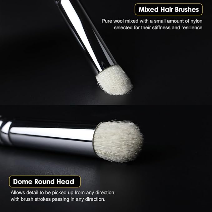 Dry Brush Miniature Painting, 5 Sizes Drybrush Set for Miniature Citadel Model Paint,Hobby Detail Paint Brushes Stencil Brush