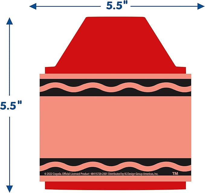 Eureka Crayola Crayons Paper Cut-Out Classroom Decorations for Teachers, 36 Pieces