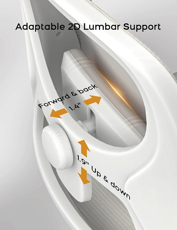 Drafting Chair Tall Office Chair with Flip-up Armrests Ergonomic Computer Standing Desk Chair with Comfy Lumbar Support and Adjustable Footrest Ring for Bar Height Desk(White-Gray)