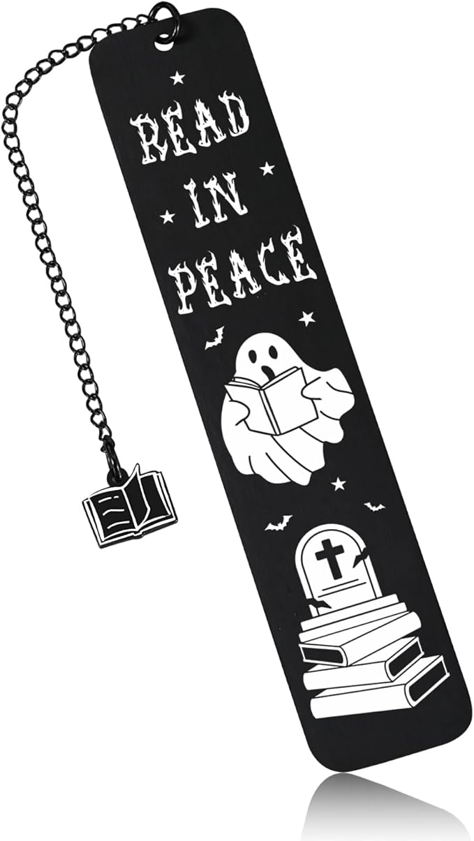 Stocking Stuffers for Women, Christmas Gifts for Book Lovers Bookish, White Elephant Gifts for Adults Useful, Cute Bookmarks Spooky Bookmark Gifts, Horror Lovers Gifts, Anniversary Birthday Gifts