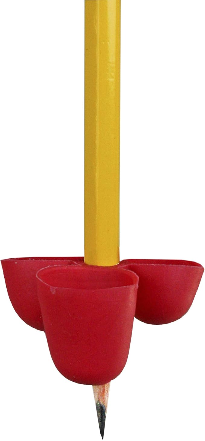 The Pencil Grip Writing CLAW for Pencils and Utensils, Medium Size, 6 Count Blue/Red (TPG-21206)