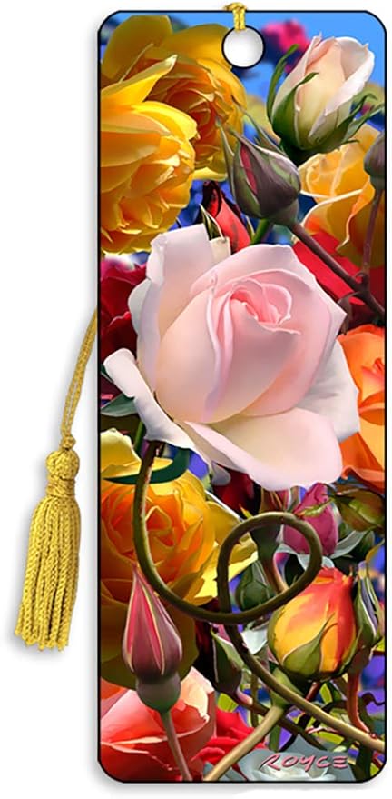 3D Lenticular Royce Bookmarks by Artgame (Flower Set)