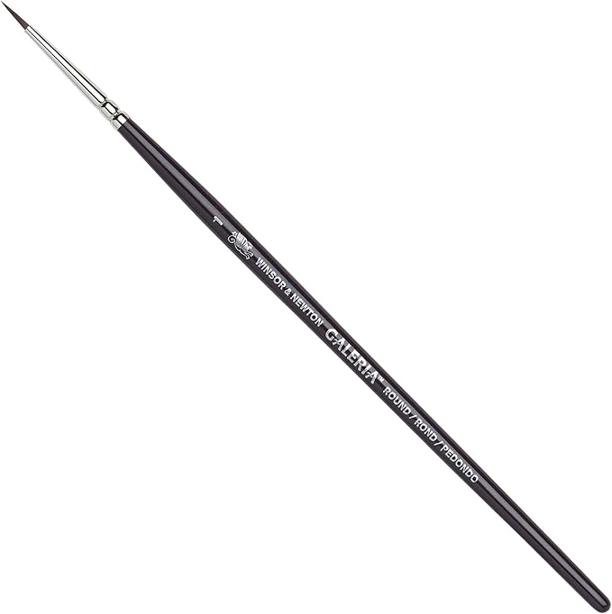 Winsor & Newton Galeria Brush Short Handle Round No 1 (Each) (1.5mm)