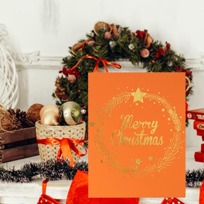 20 Sheets Colored Thick Paper Cardstock Blank for DIY Crafts Cards Making, Halloween, Thanksgiving (Dark Orange, 8.5 x 11 inches)