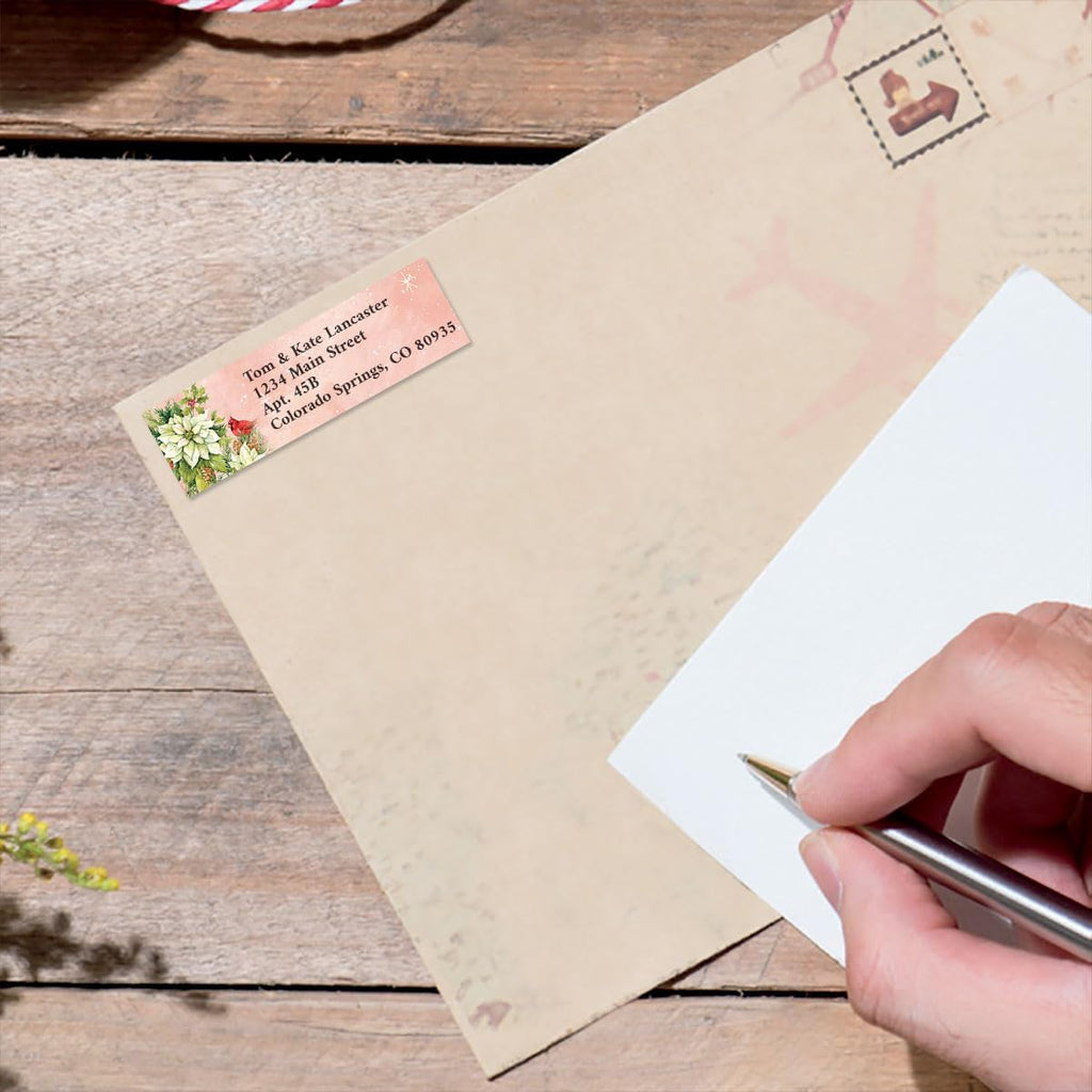 Colorful Images Nature’s Grace Floral Return Address Mailing Labels, Personalize with Name & Address, Set of 240 Self Adhesive, Easy Peel Flat Label Sheets, Small, 12 Designs