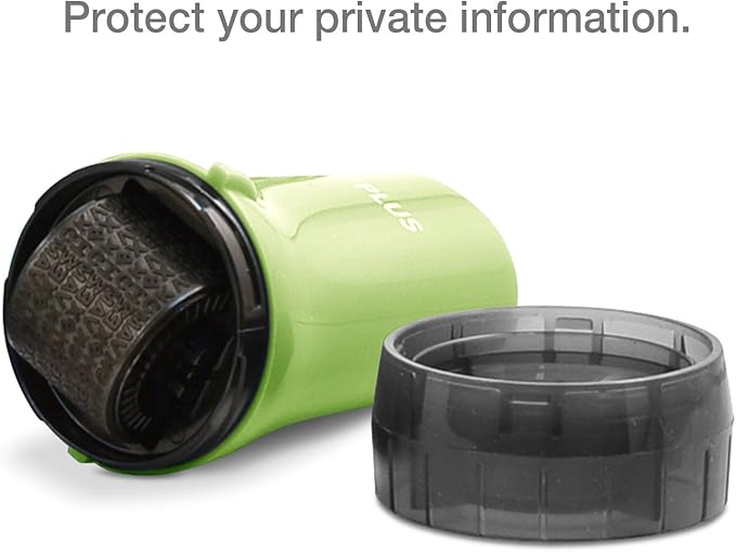 Guard Your ID Security Roller Set for Identity Theft Protection Advanced 2.0 Stamping and Redacting (Regular 3-Pack, Green)