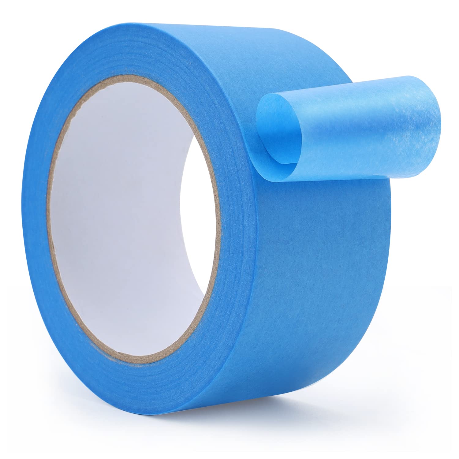 Lichamp Blue Painters Tape, 1 Pack 1.9 inch by 55 Yards Paper Tape, Blue Tapes for Crafts Arts