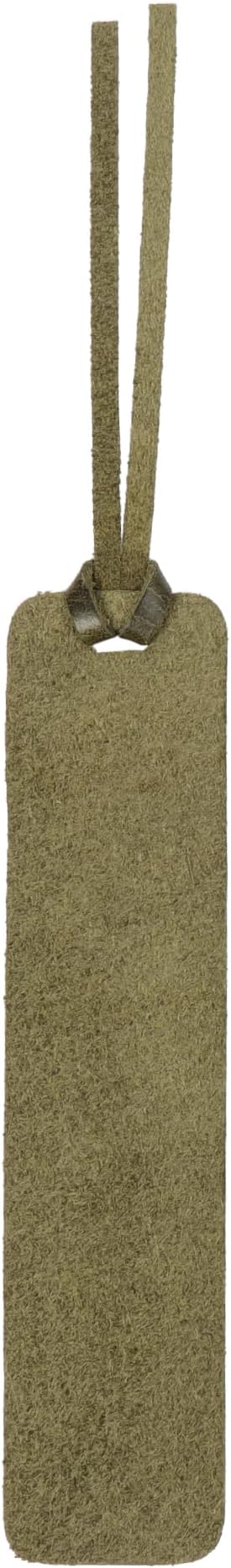 Londo Genuine Leather Handmade Bookmark (Set of 2) (Knotted, Green)