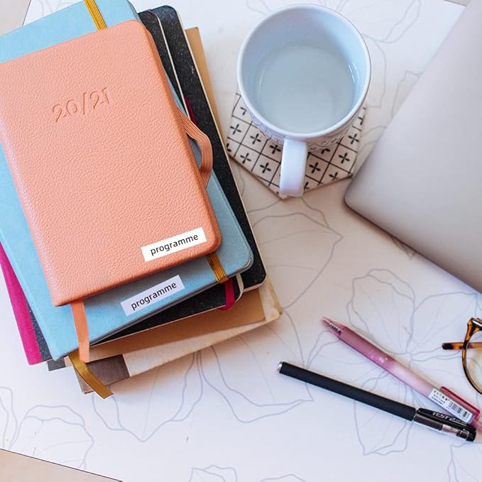 Phomermo D30 Label Maker Tape, Black on Silver Glitter Transparent Label Sticker Thermal Paper Self-Adhesive, 14 x 40mm (1/2" x11/2) 160 Tapes/Roll, 3 Rolls for D30 D35 Q30 Q30S Q31 D30Pro