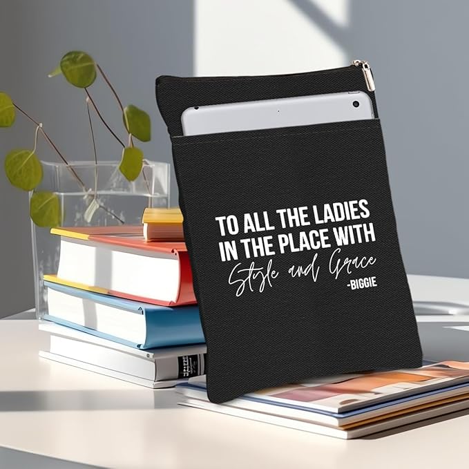 Book Themed Gifts Waterproof Book Sleeve Book Pouch Feminism Equality Rights Reading Gifts for Women Coworker Book Covers for Paperbacks Book Accessories Book Protector with Zipper and Front Pocket