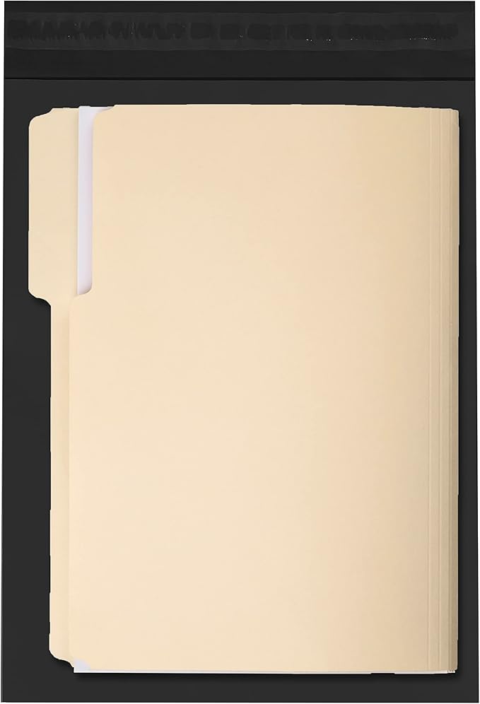 Colored Poly Mailers Pack of: (Black, 10" x 13" pack of 200) Be creative with your packaging with Colored mailers