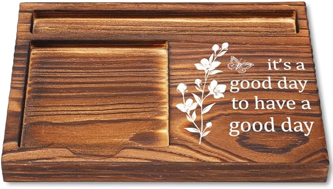 It's a Good Day Sticky Note Holder, Thank You Appreciation Gifts for Coworker Nurse Social Worker HR Psychologist Boss, Motivational Quote for Desk Self-Stick Note Pad Holders YB361