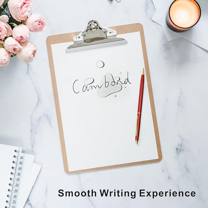 Cambond Ballpoint Pens Red Pens - Metal Pen Black Ink Pens 1.0 mm Medium Point Retractable Nice Pens Smooth Writing Pens for Journaling Men Women Police Uniform Office Business, 10 Pack (Red)