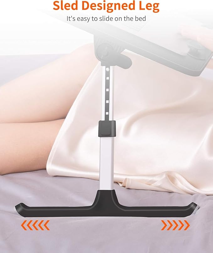 Laptop Desk for Bed, SAIJI Lap Desks Bed Trays for Eating Writing, Adjustable Computer Laptop Stand, Foldable Lap Table in Sofa and Couch (23.6 x 13,Black)