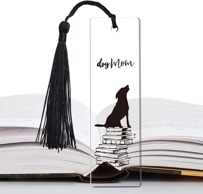 Dog Mom Bookmark Inspirational Bookmark Gifts for Dog Mom Dog Owner Women Bookworm Lovers Dog Mom Gifts Birthday Gifts Friendship Gifts Sister Gifts