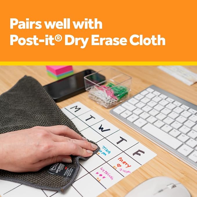 Post-it Dry Erase Accessory Tray, Black (DEFTRAY)