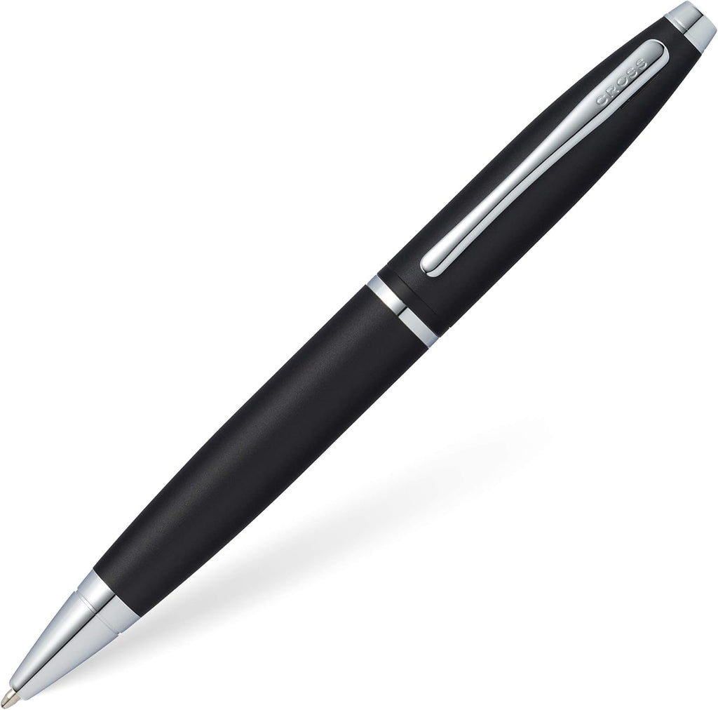 Cross Calais Refillable Ballpoint Pen Presented in a Luxury Gift Box - Medium Point, Black Ink, Matte Black