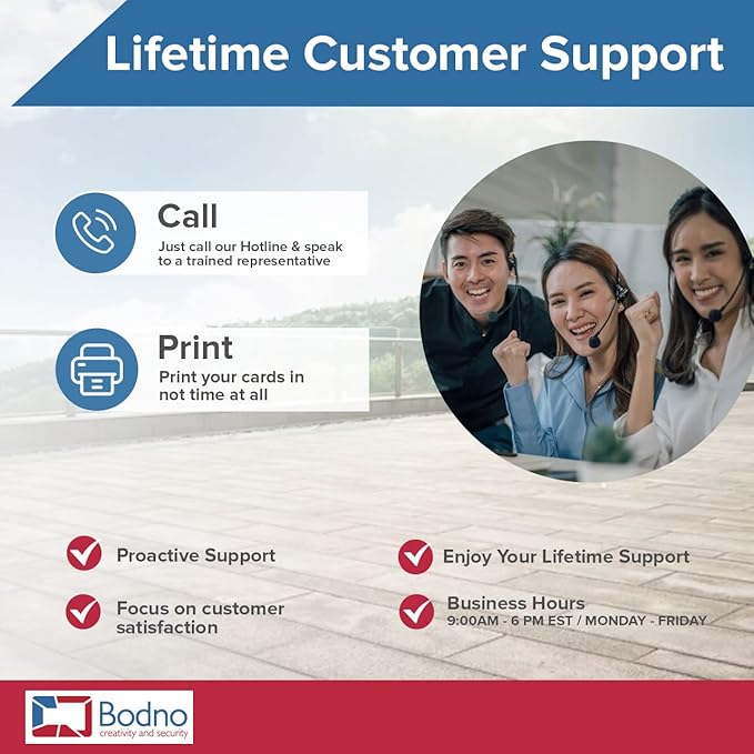 10 Pack - Bodno Premium CR80 30 Mil Graphic Quality PVC Cards