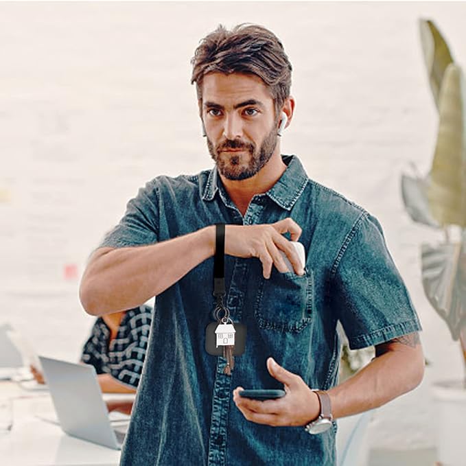 Keychain Lanyard for Women and Men, Wrist Lanyard Key Chain Holder with Key Rings, Wristlet Strap Lanyard for Car Keys ID Badge Wallet Card Holder