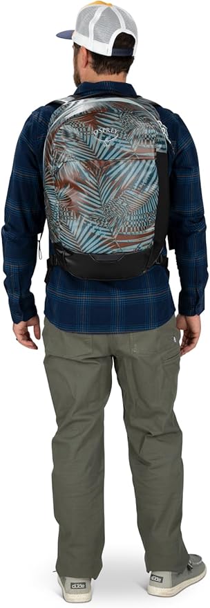 Osprey Transporter Panel Loader Commuter Backpack, Palm Leaf Glitch Print