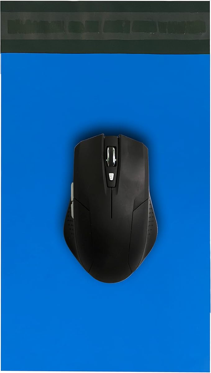 Colored Poly Mailers Pack of: Be creative with your packaging with Colored mailers (Blue, 6" x 9" pack of 200)