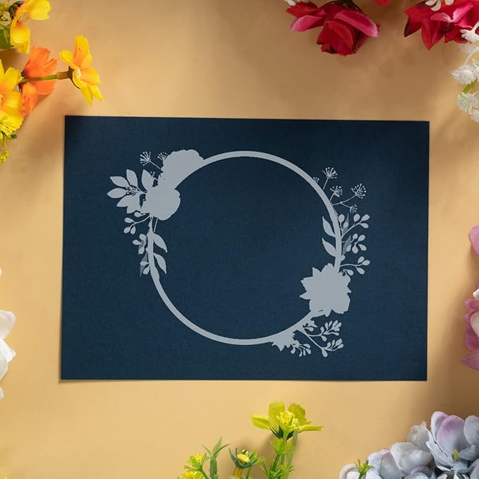 100 Pack Thick Paper Cardstock Blank Heavy Cards Stock for Invitations, Greeting Cards Making, Postcards, Photos, 250GSM Thick Paper (Navy Blue, 4x6 inches)