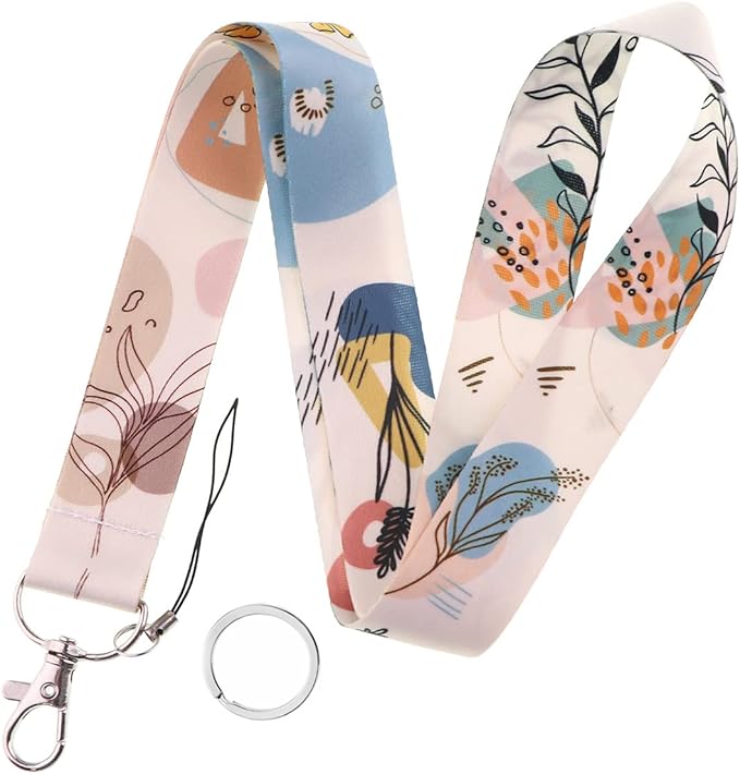 Yiflin Cute Neck Lanyard for Keys, Wallet, Id Card Holder, Cool Keychain Lanyard for Women, Men, Teacher