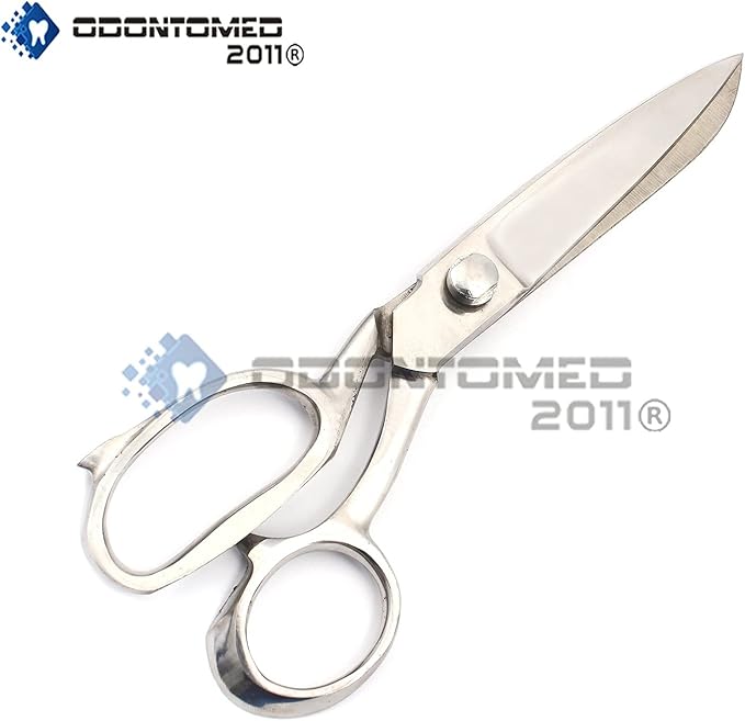 OdontoMed2011 Taylor Scissors 8" Fabric Cutting Stainless Steel (Silver) Tailor Scissor ODM