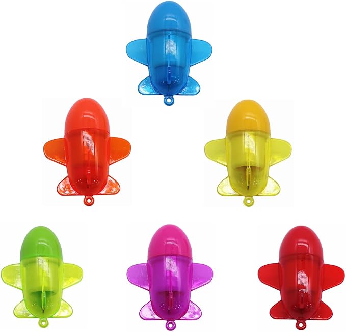 30pcs Mini Plane Ballpoint Pen Cute Cartoon Retractable Ball Pen for Kids (Random Color)