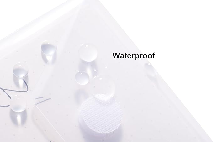 3’’ x 5’’ Vertical Plastic Envelopes Hook Loop Closure Coupon Receipt Sticker Holder 30 Pack